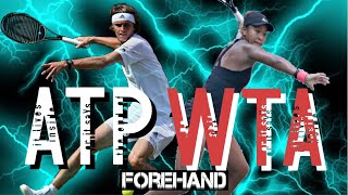 [テニス] 男子プロと女子プロの打ち方の違い ATP/WTA