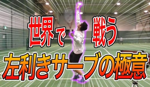【テニス】 日本代表の西岡良仁のサーブ