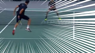 【テニス】コンマ0.1秒レベルの反射神経・・・！達人ダブルス集【スーパープレイ】tennis superplay