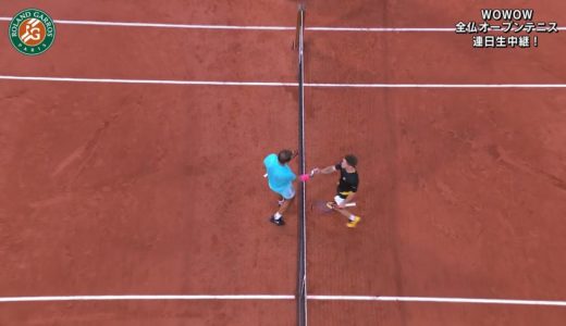 【マッチハイライト】ディエゴ・シュワルツマン vs ラファエル・ナダル／全仏オープンテニス2020 準決勝【WOWOW】