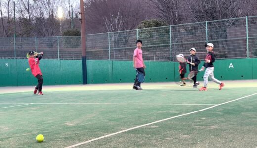 慶應大卒IT勤務、テニスのゴンちゃんと練習／ジュニアテニス