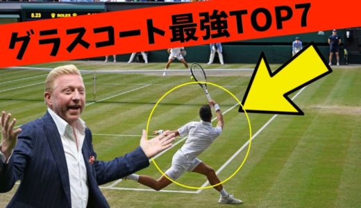 【テニス】歴代グラスコード選手TOP7