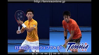 三菱全日本テニス選手権95th 男子シングルス 準決勝 中川直樹 VS 今井慎太郎
