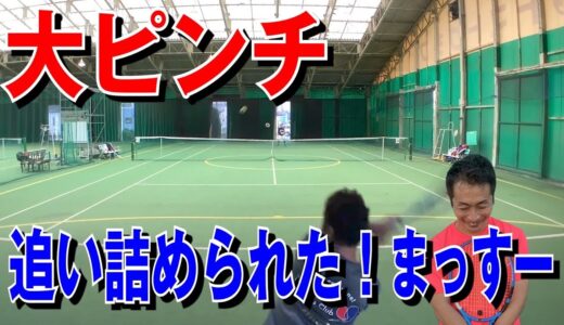 【テニス】大ピンチ！まっすーが出場試合で追い詰められました・・・増田吉彦出場試合2021年10月大会