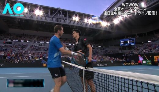 【マッチハイライト】A.マレー vs ダニエル太郎／全豪オープンテニス2022 2回戦【WOWOW】