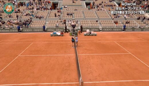 【マッチハイライト】A.コルネ vs 土居美咲／全仏オープンテニス2022 1回戦【WOWOW】