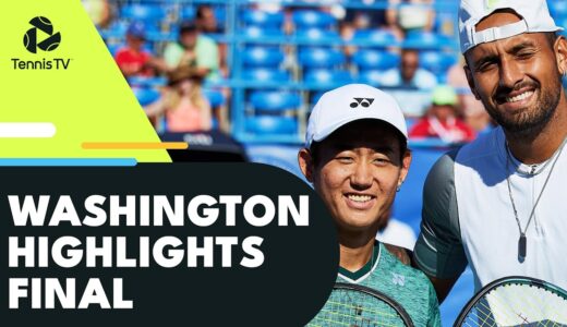 Nick Kyrgios and Yoshihito Nishioka Play for the Title | Washingont 2022 Final Highlights