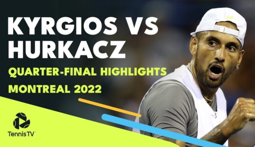 Nick Kyrgios vs Hubert Hurkacz | Montreal 2022 Quarter-Final Highlights
