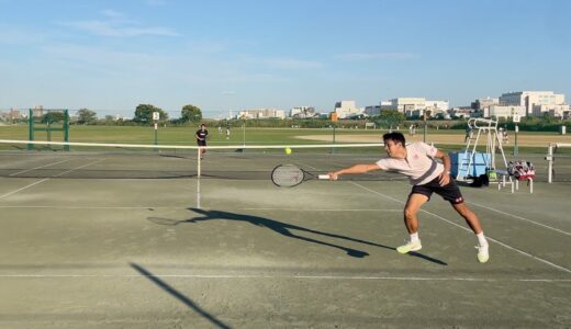 【テニス】vs 元全国ベスト４