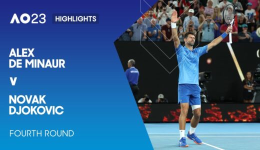 Alex de Minaur v Novak Djokovic Highlights | Australian Open 2023 Fourth Round