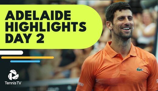 Djokovic In Doubles Action, Rune, Auger-Aliassime Also Feature | Adelaide 2023 Day 2 Highlights