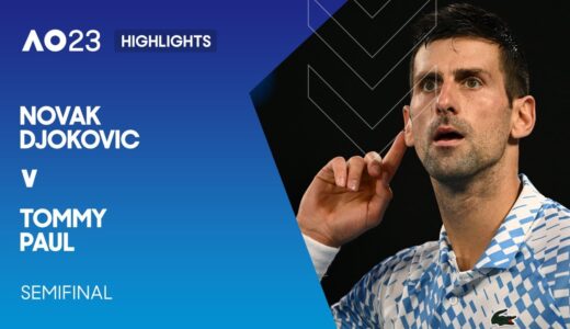Novak Djokovic v Tommy Paul Highlights | Australian Open 2023 Semifinal