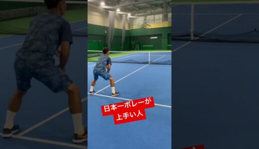 日本で1番ボレーが上手い人のボレー【テニス】