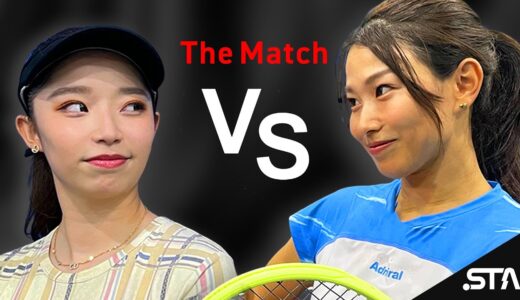 強カワ決戦！AP理子vs宇野真彩！テニス女子の２大インフルエンサーが直接対決