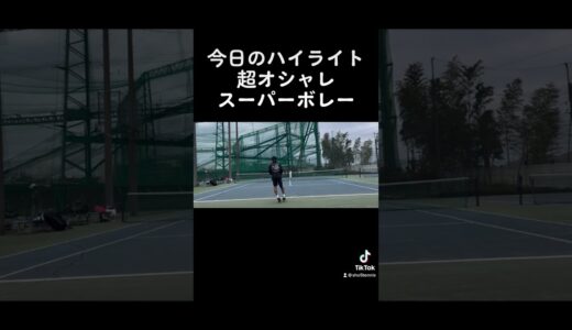 日本で1番うまいボレー #テニス #tennis #シングルス