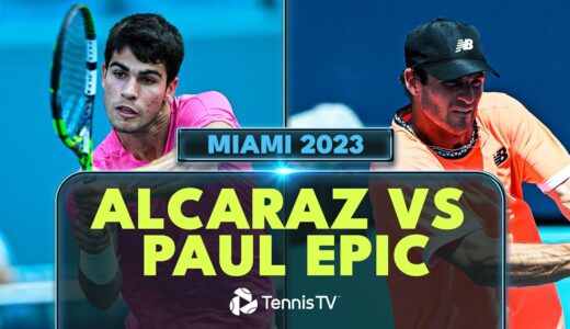 INSANE Shotmaking In Carlos Alcaraz vs Tommy Paul Match | Miami 2023