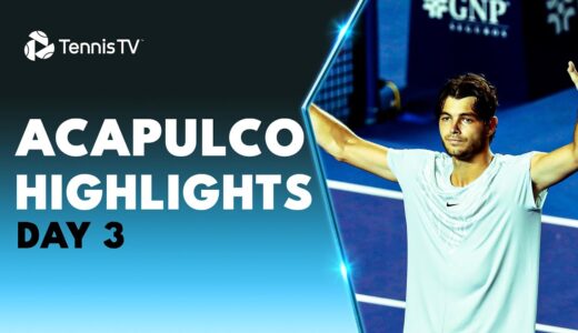 Ruud & Daniel Tussle; Fritz Battles Shapovalov | Acapulco 2023 Highlights Day 3