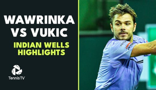 Stan Wawrinka vs Aleksandar Vukic Highlights | Indian Wells 2023