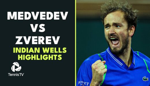 The Match That Had EVERYTHING! Medvedev vs Zverev Epic | Indian Wells 2023 Highlights
