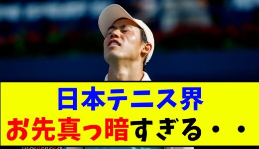 日本テニス界、お先真っ暗すぎる・・・・