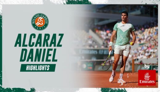 Carlos Alcaraz vs Taro Daniel – Round 2 Highlights I Roland-Garros 2023