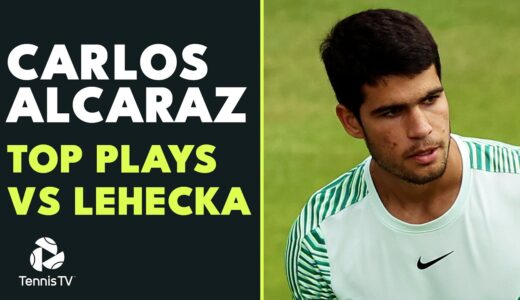 Carlos Alcaraz’s Top Plays vs Lehecka! | Queen’s 2023 Highlights