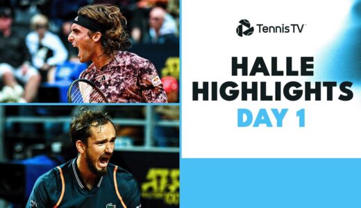 Medvedev & Tsitsipas Begin Their Campaigns; Shapovalov Also In Action | Halle 2023 Day 1 Highlights