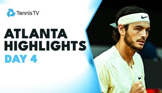 Fritz Battles Wu; Nishikori, Evans, Wolf Feature | Atlanta Highlights Day 4