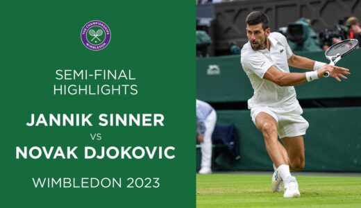 Jannik Sinner vs Novak Djokovic: Semi-Finals Highlights | Wimbledon 2023