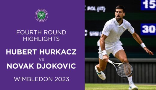 Novak Djokovic vs Hubert Hurkacz: Fourth Round Highlights | Wimbledon 2023