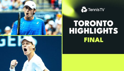 Jannik Sinner vs Alex de Minaur For The Title 🏆 | Toronto 2023 Final Highlights