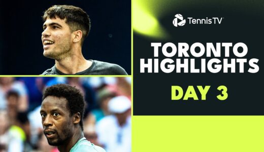Alcaraz Battles Shelton; Tsitsipas, Rune, Murray In Action | Toronto 2023 Highlights Day 3