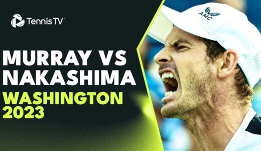 Andy Murray vs Brandon Nakashima Highlights | Washington 2023