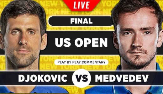 DJOKOVIC vs MEDVEDEV • US Open 2023 Final • LIVE Tennis Play-by-Play Stream