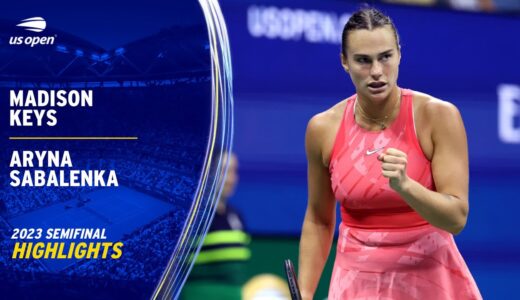 Madison Keys vs. Aryna Sabalenka Highlights | 2023 US Open Semifinal