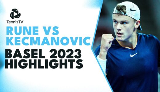CRAZY Holger Rune Comeback vs Miomir Kecmanovic | Basel 2023 Highlights