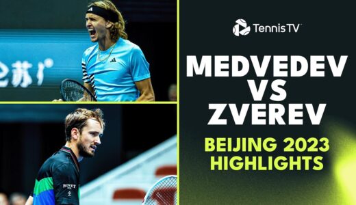 Daniil Medvedev vs Alexander Zverev | Beijing 2023 Semi–Final Highlights