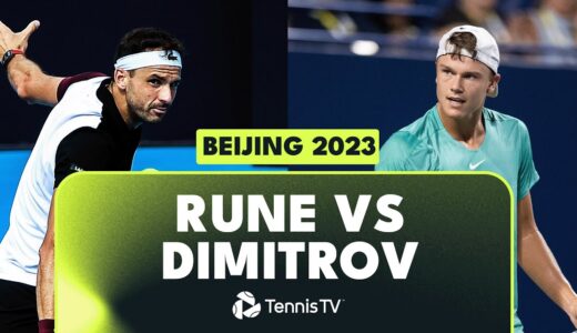 Grigor Dimitrov vs Holger Rune | Beijing 2023 Highlights