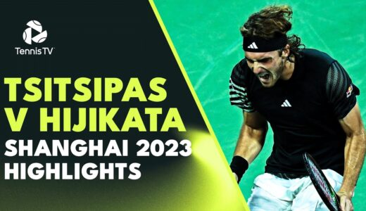 Stefanos Tsitsipas vs Rinky Hijikata Highlights | Shanghai 2023