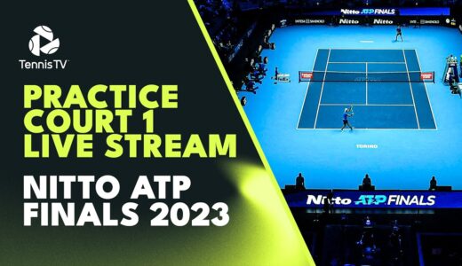 LIVE PRACTICE STREAM: Nitto ATP Finals 2023 | Court 1