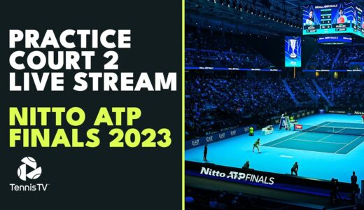 LIVE PRACTICE STREAM: Nitto ATP Finals 2023 | Court 2