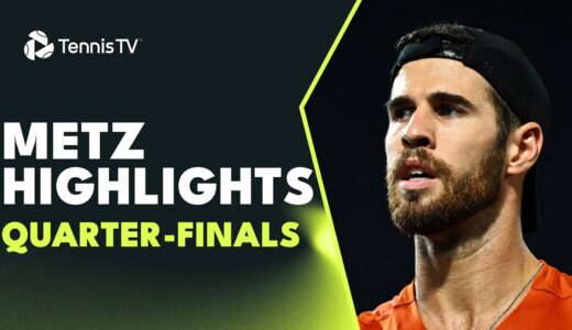 Sonego Takes On Fognini; Khachanov, Humbert, Van Assche In Action | Metz 2023 Highlights Day 4