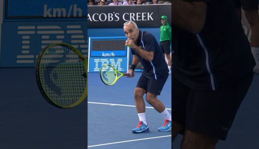Mansour Bahrami has the ULTIMATE tennis hack 😂