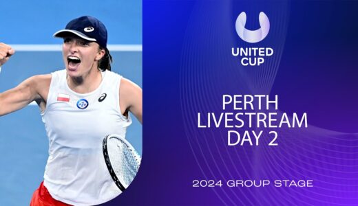 LIVE | Perth Day 2 | United Cup 2024
