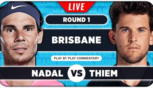 NADAL vs THIEM • Brisbane International 2024 • LIVE Tennis Play-by-Play Stream