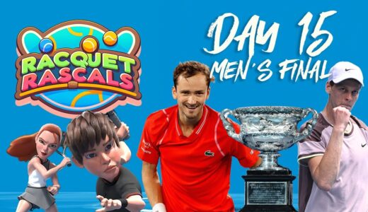 LIVE I Men's Singles Final Sinner v Medvedev | AO Racquet Rascals Day 13 | Australian Open 2024