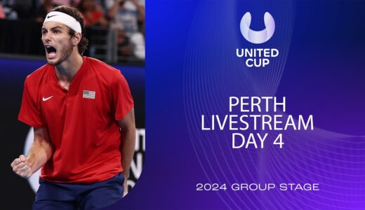 LIVE | Perth Day 4 | United Cup 2024