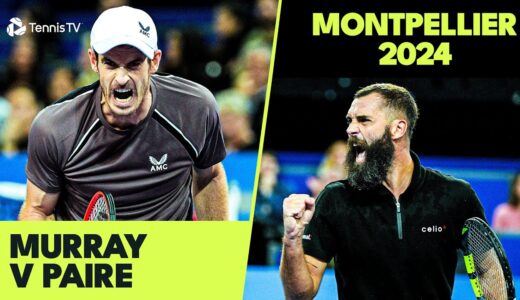ENTERTAINING Andy Murray vs Benoit Paire Contest 🤯 | Montpellier 2024 Highlights
