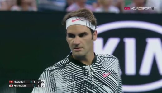 Australian Open 2017 R4 - R.Federer vs K.Nishikori Highlights