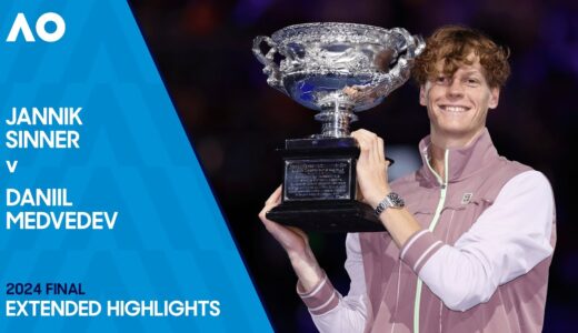 Jannik Sinner v Daniil Medvedev Extended Highlights | Australian Open 2024 Final